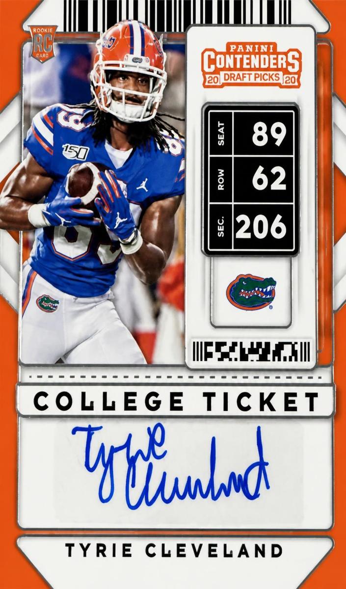 2020 Panini Contenders Draft Picks Football Tyrie Cleveland #211