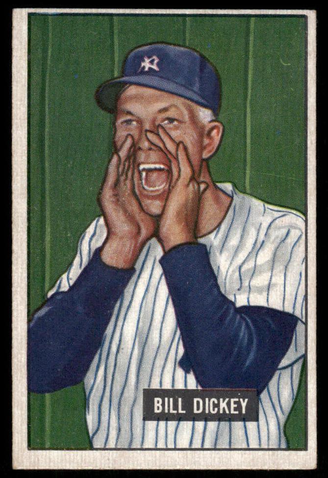 1951 Bowman Baseball Bill Dickey #290