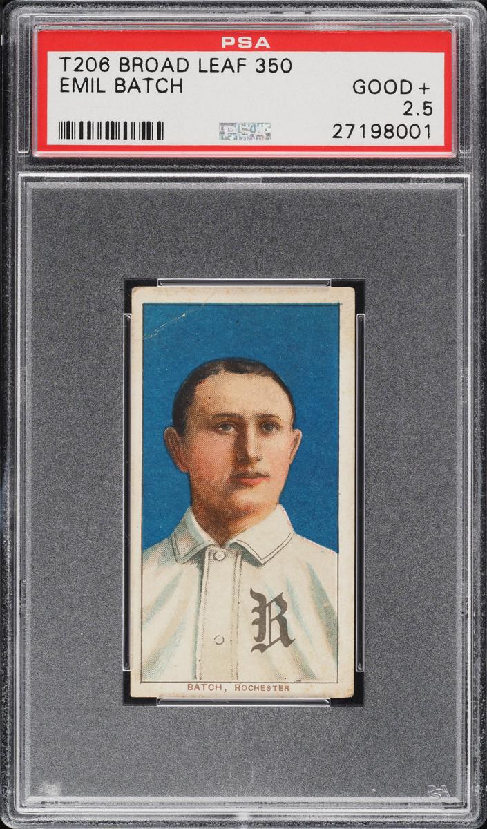 1909-11 T206 Baseball Emil Batch #NNO