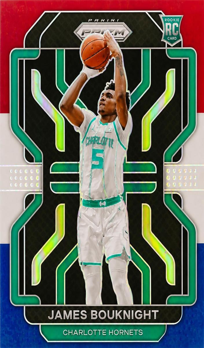 2021 Panini Prizm Basketball Prizms Red White Blue James Bouknight #311 PSA 9