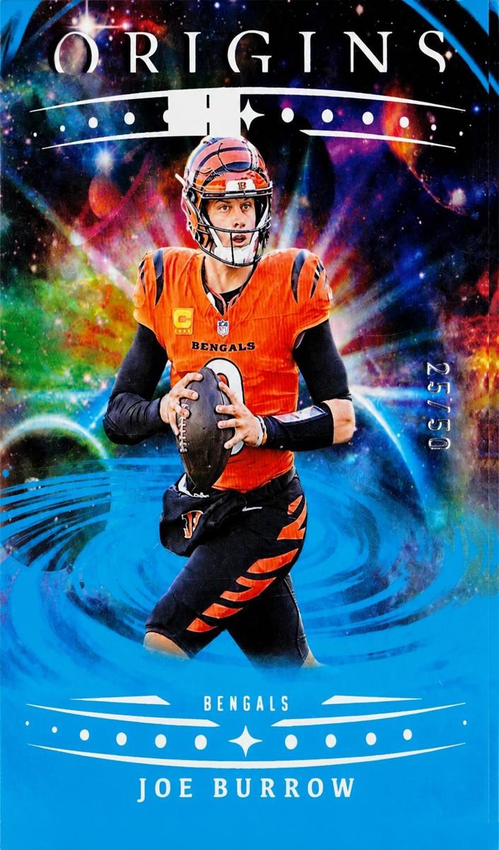 2025 Panini Origins Football Turquoise Joe Burrow #21