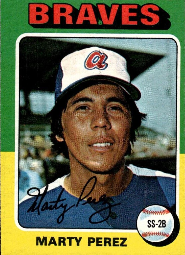 1975 O-Pee-Chee Baseball Marty Perez #499