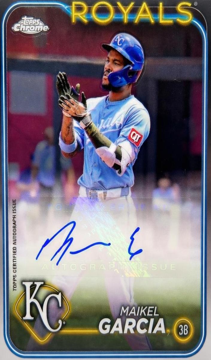 2024 Topps Chrome Update Baseball Maikel Garcia #AC-MG CGC 10