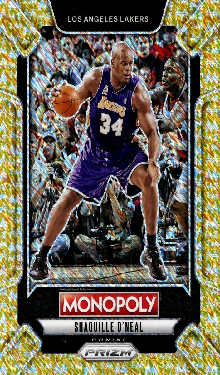 2024 Panini Prizm Monopoly Basketball Gold Millionaire Shimmer Shaquille O'Neal #LEG2