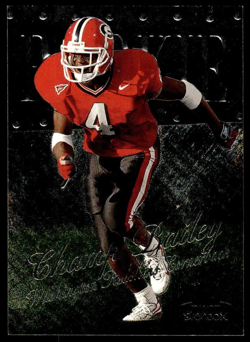 1999 Skybox Metal Universe Football Champ Bailey #211 CGC 8