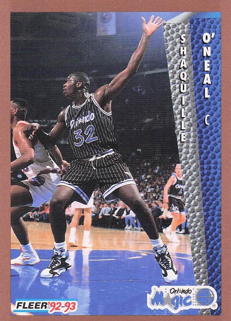 1992 Fleer Basketball Shaquille O'Neal #401 PSA 9