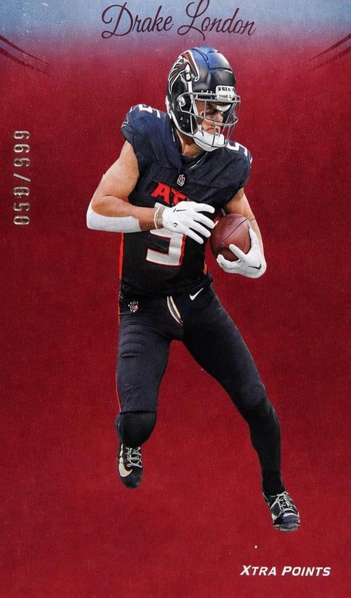 2024 Panini Prestige Football Red Xtra Points Drake London #13