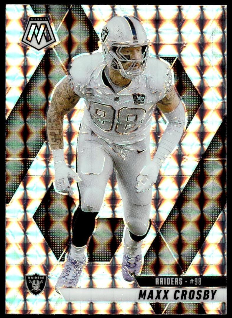 2025 Panini Mosaic Football Maxx Crosby #249 CGC 10
