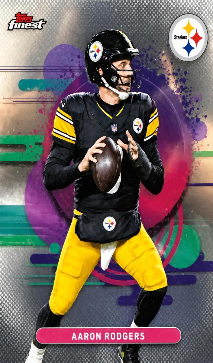 2025 Topps Finest Football Aaron Rodgers #145