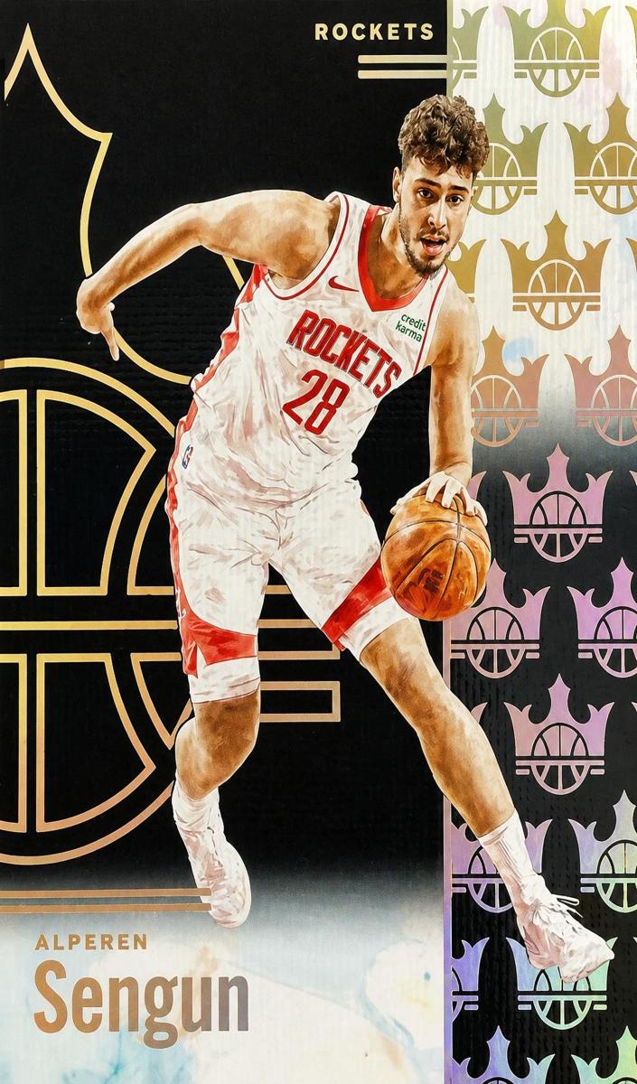 2024 Panini Court Kings Basketball Obsidian Alperen Sengun #83