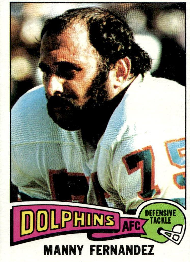 1975 Topps Football Manny Fernandez #378