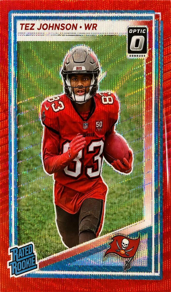 2025 Panini Donruss Football Red Wave Tez Johnson #313