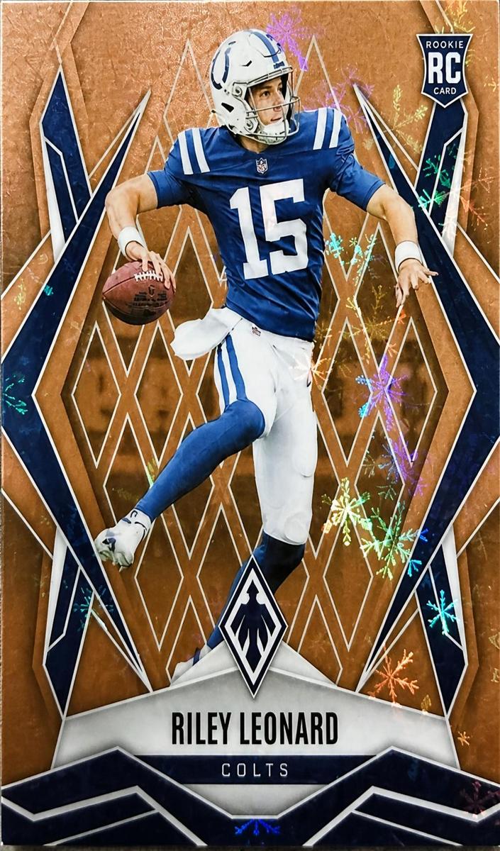 2025 Panini Phoenix Football Bronze Winter Riley Leonard #170