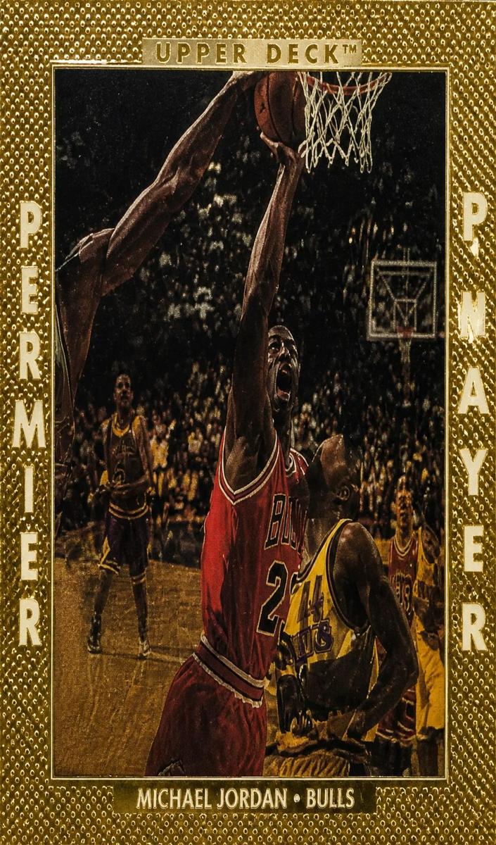 1996 Upper Deck Basketball TV Cel Michael Jordan #TV-2