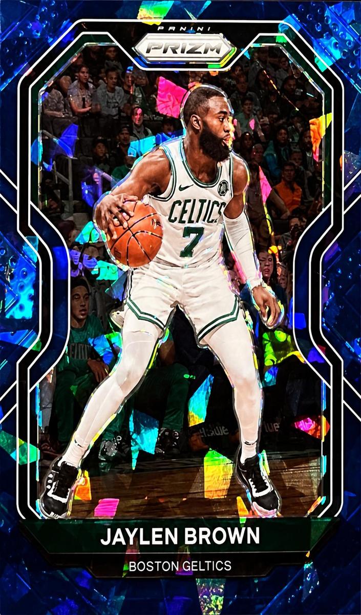 2020 Panini Prizm Basketball Blue Ice Jaylen Brown #189