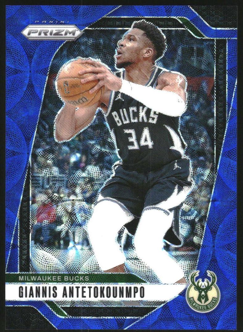 2024 Panini Prizm Basketball Choice Blue Giannis Antetokounmpo #85