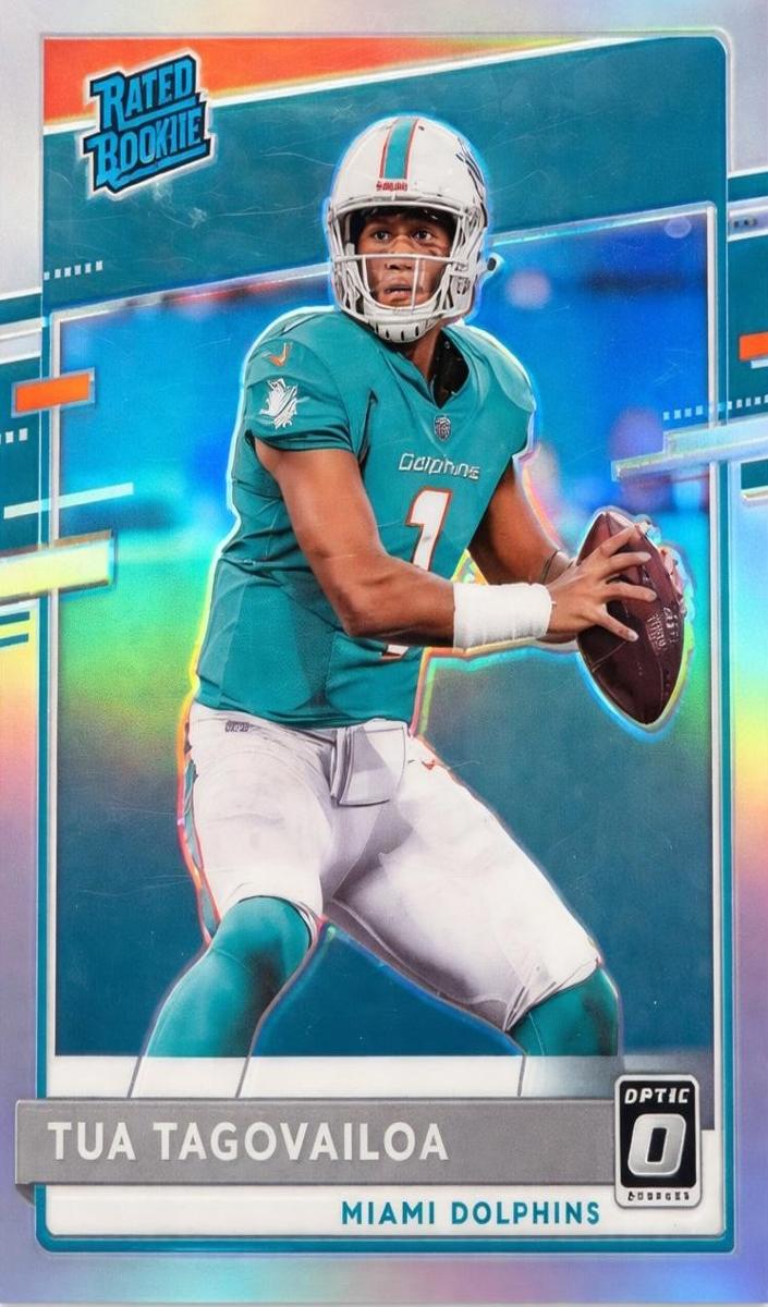 2020 Donruss Optic Football Holo Tua Tagovailoa #152 PSA 9