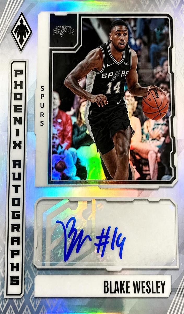 2023 Panini Phoenix Basketball Blake Wesley #PA-BWE