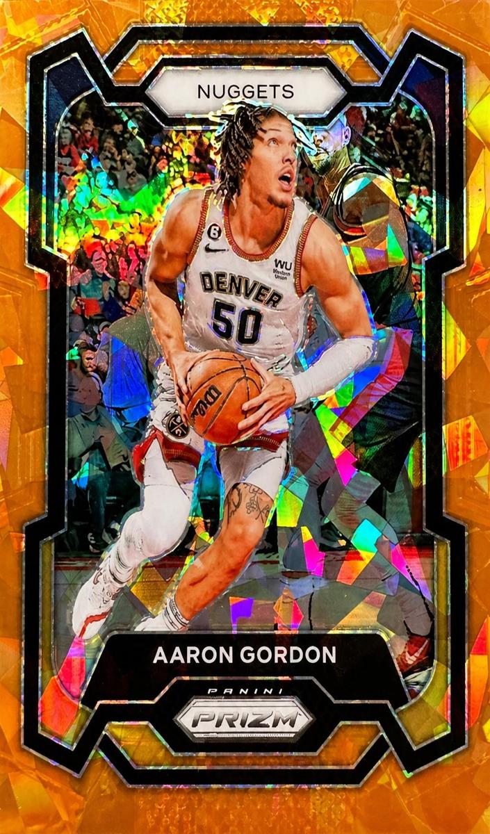 2023 Panini Prizm Basketball Orange Ice Aaron Gordon #12