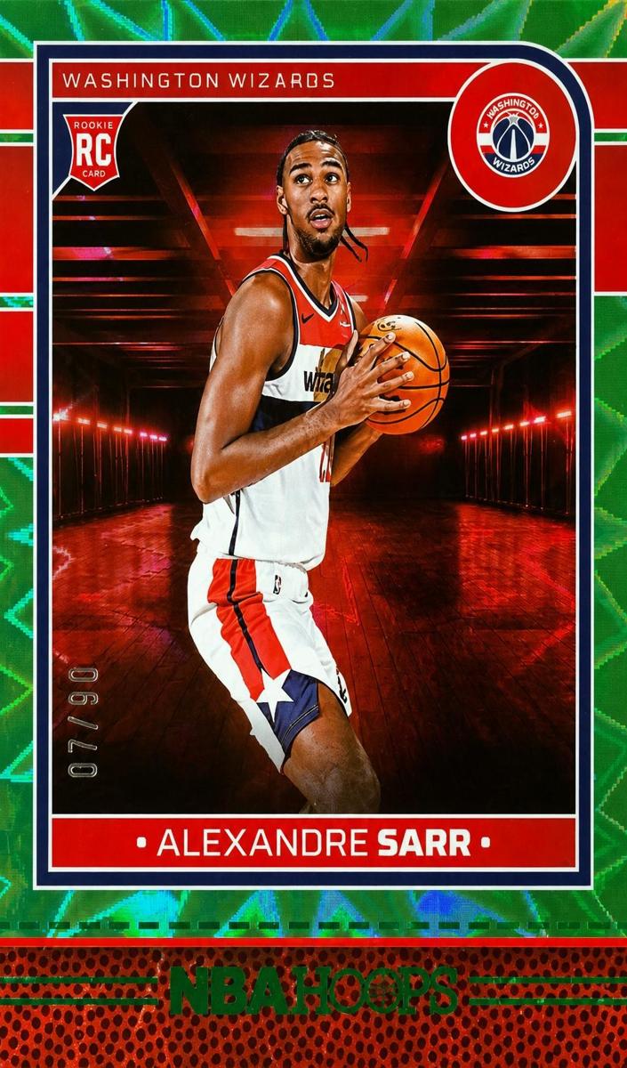2024 Panini Hoops Basketball Green Explosion Alexandre Sarr #232