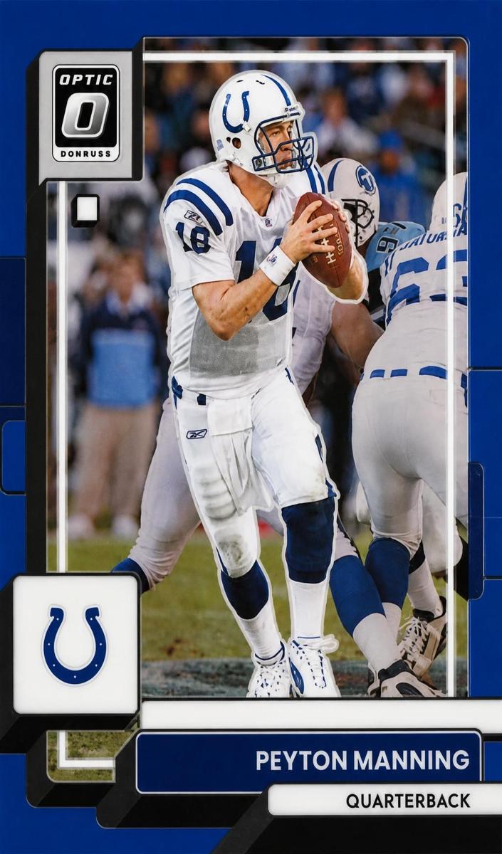 2022 Donruss Optic Football Blue Peyton Manning #87