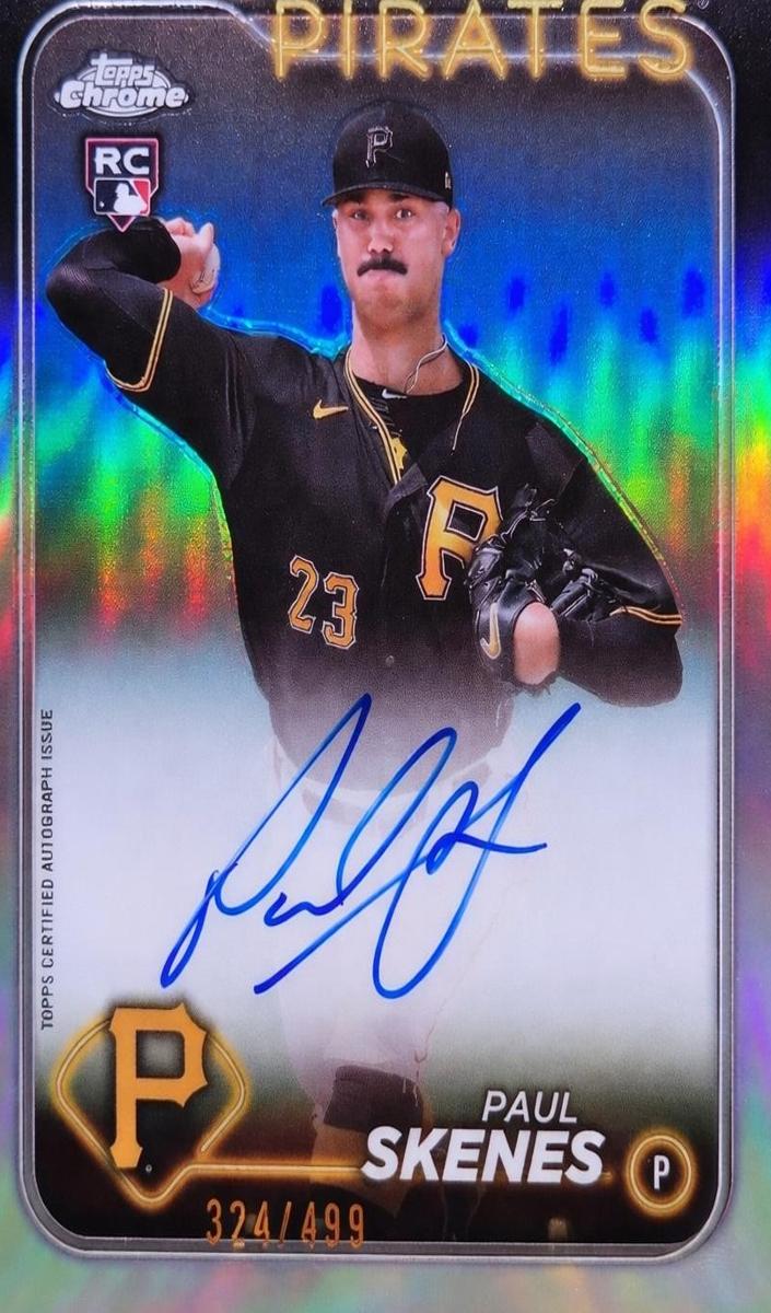 2024 Topps Chrome Update Baseball Refractor Paul Skenes #RA-PS