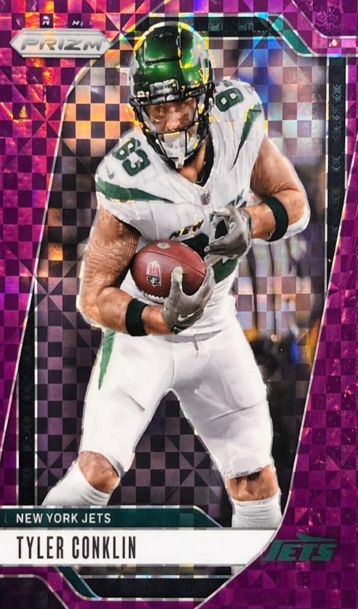 2024 Panini Prizm Football Purple Power Tyler Conklin #225