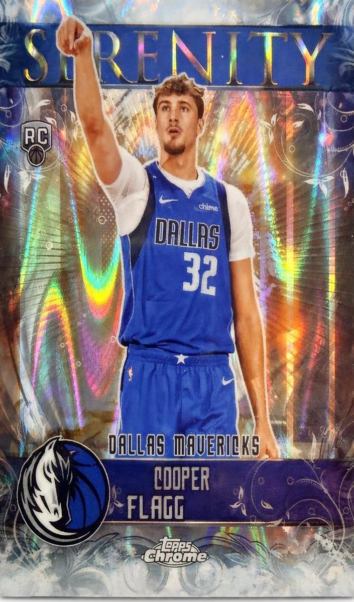 2025 Topps Chrome Basketball RayWave Refractor Cooper Flagg #SY-11