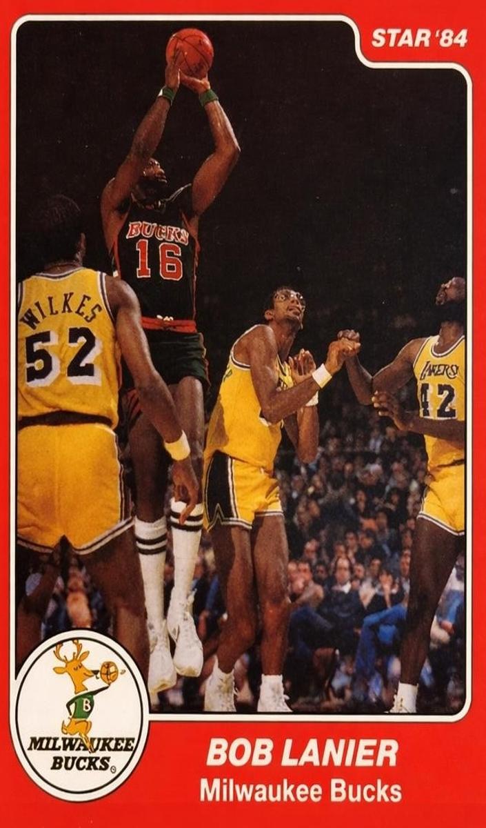 1983 Star Basketball Bob Lanier #45