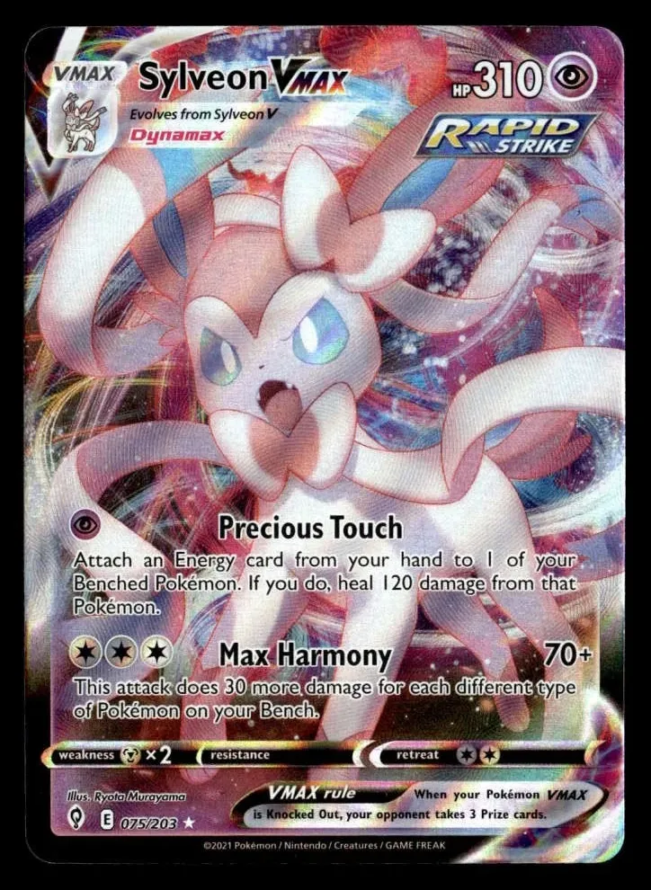 2021 Pokemon Evolving Skies Full Art Sylveon #75