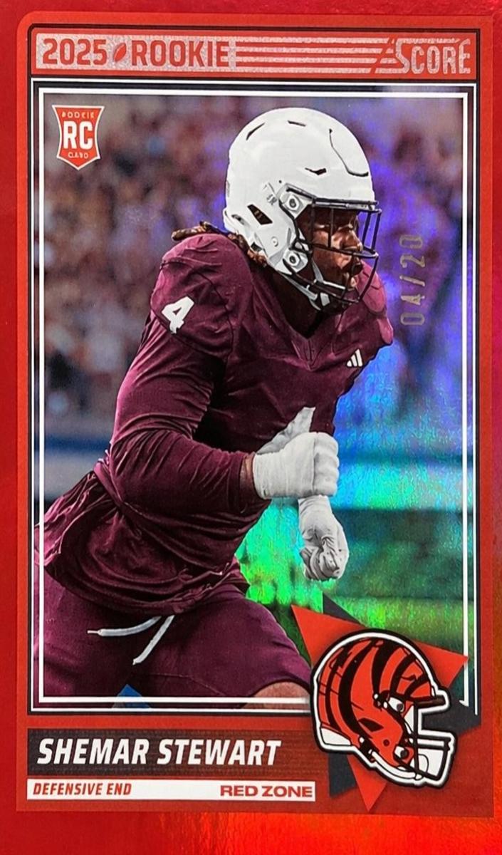 2025 Panini Score Football Red Zone Shemar Stewart #79
