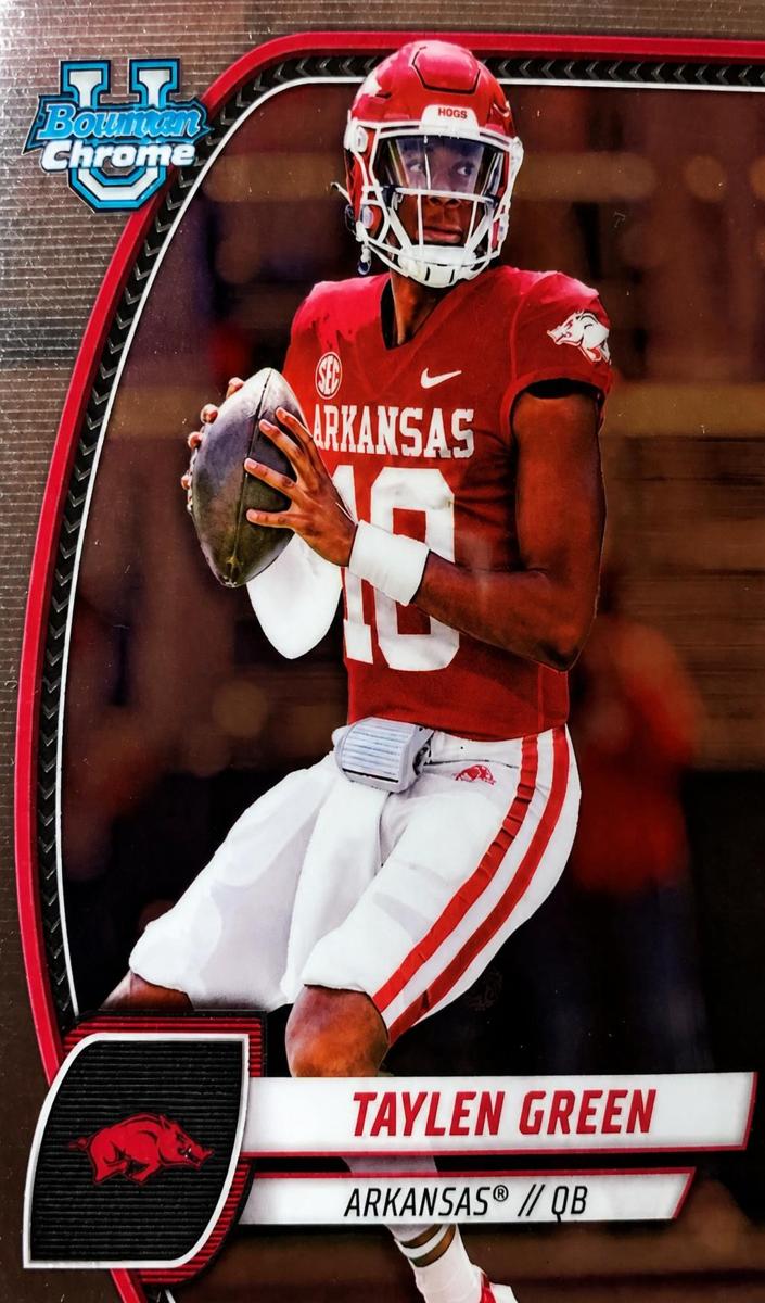 2024 Bowman Chrome University Football Taylen Green #169