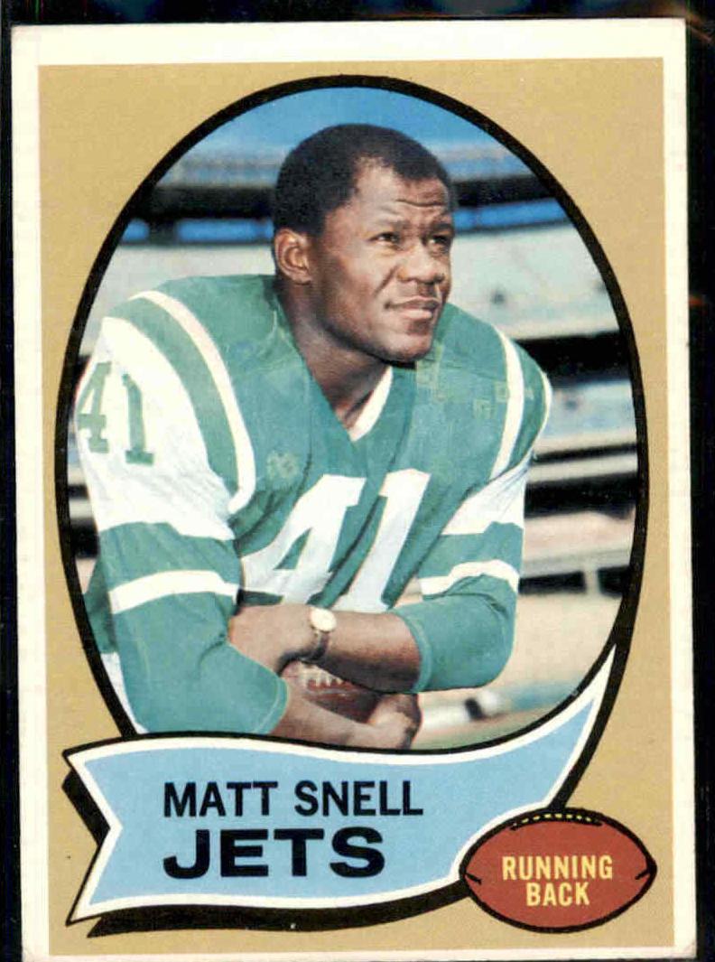 1970 Topps Football Matt Snell #35