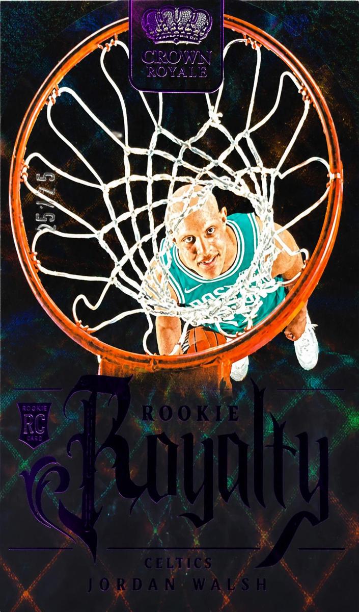 2023 Panini Crown Royale Basketball Purple Jordan Walsh #12