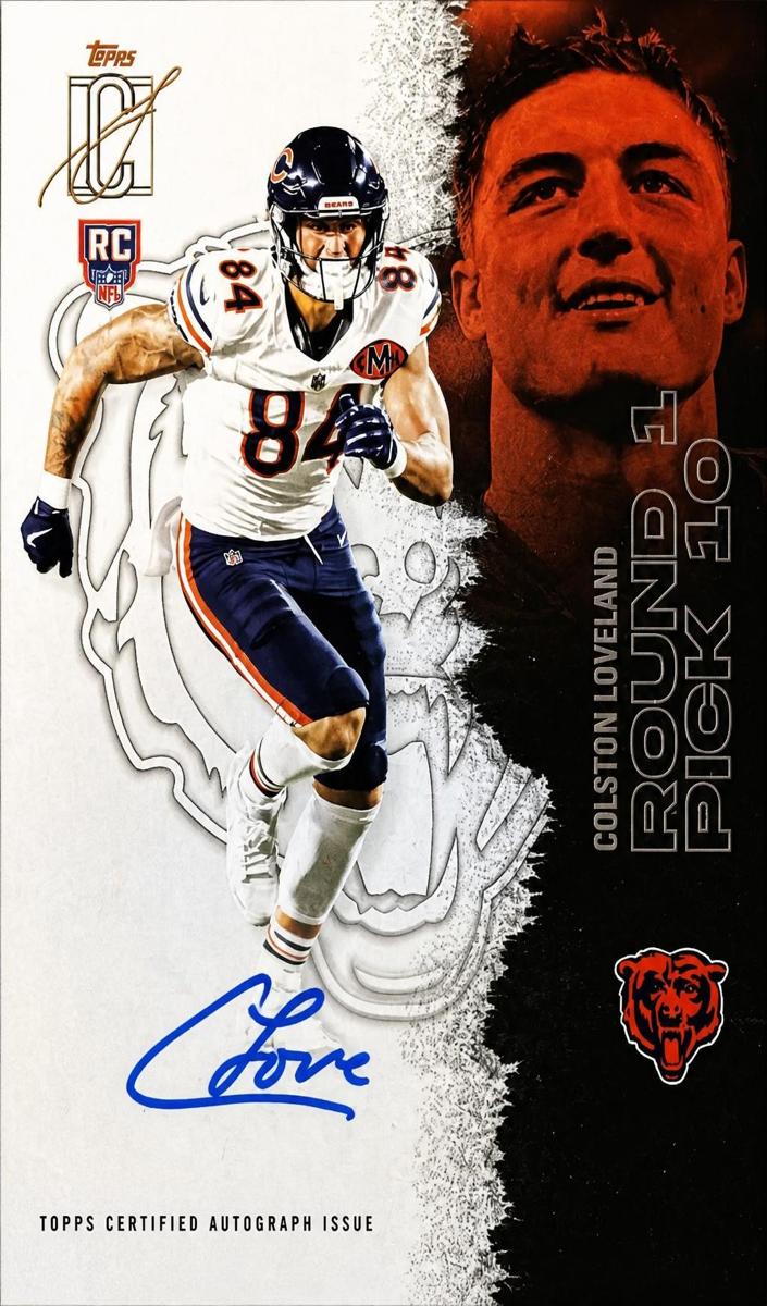 2025 Topps Signature Class Football Colston Loveland #113 RAW Ungraded