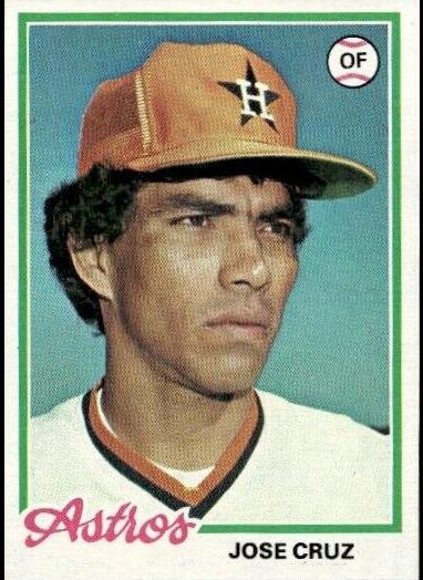 1978 Topps Baseball Jose Cruz #625