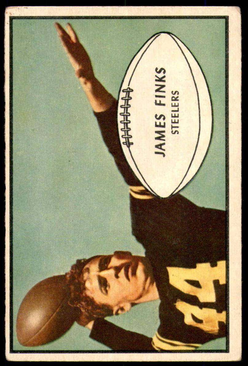 1953 Bowman Football Jim Finks #23