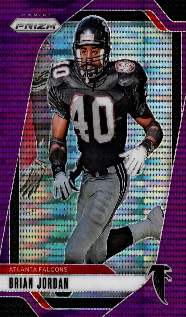 2024 Panini Prizm Football Purple Pulsar Brian Jordan #17