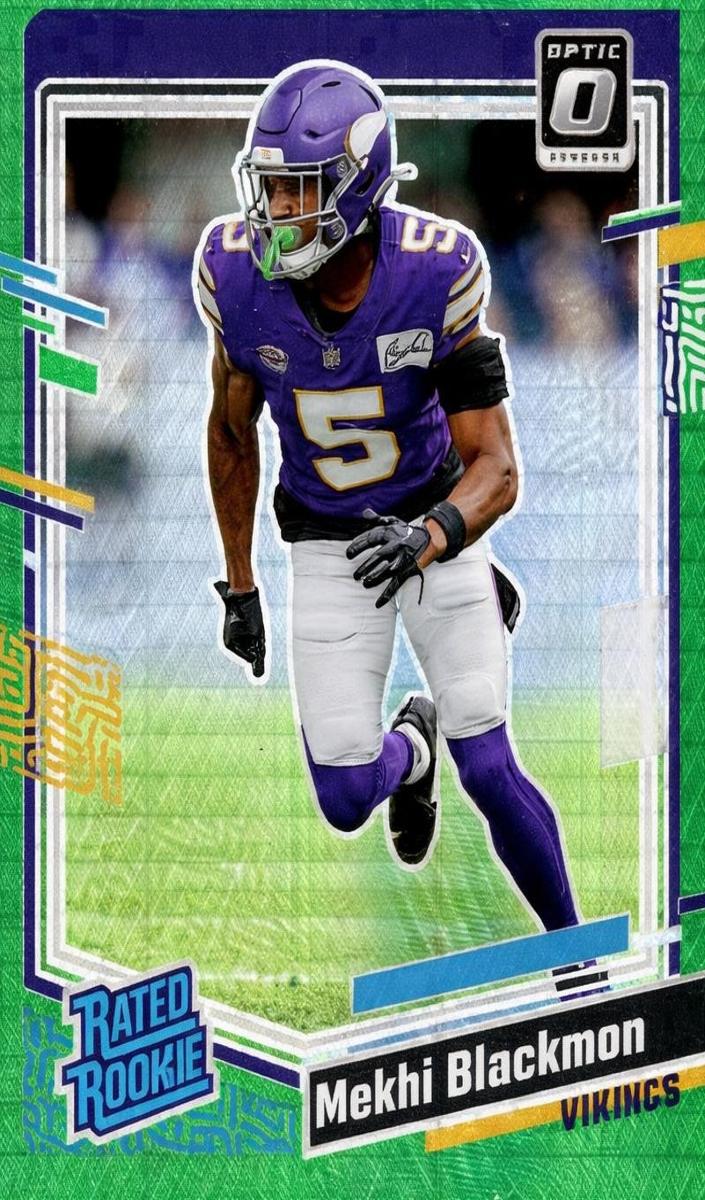 2023 Donruss Optic Football Green Hyper Mekhi Blackmon #272