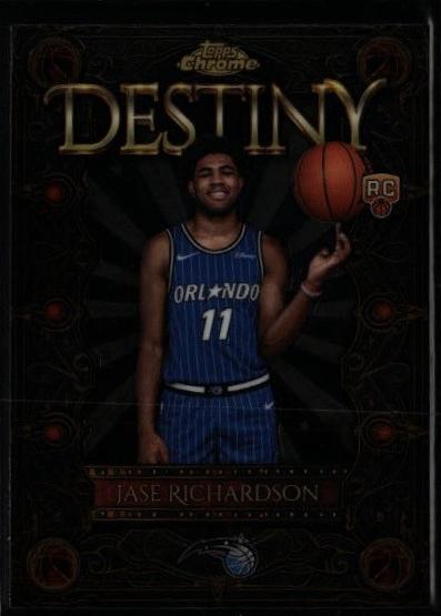 2025 Topps Chrome Basketball Jase Richardson #D-21 PSA 10
