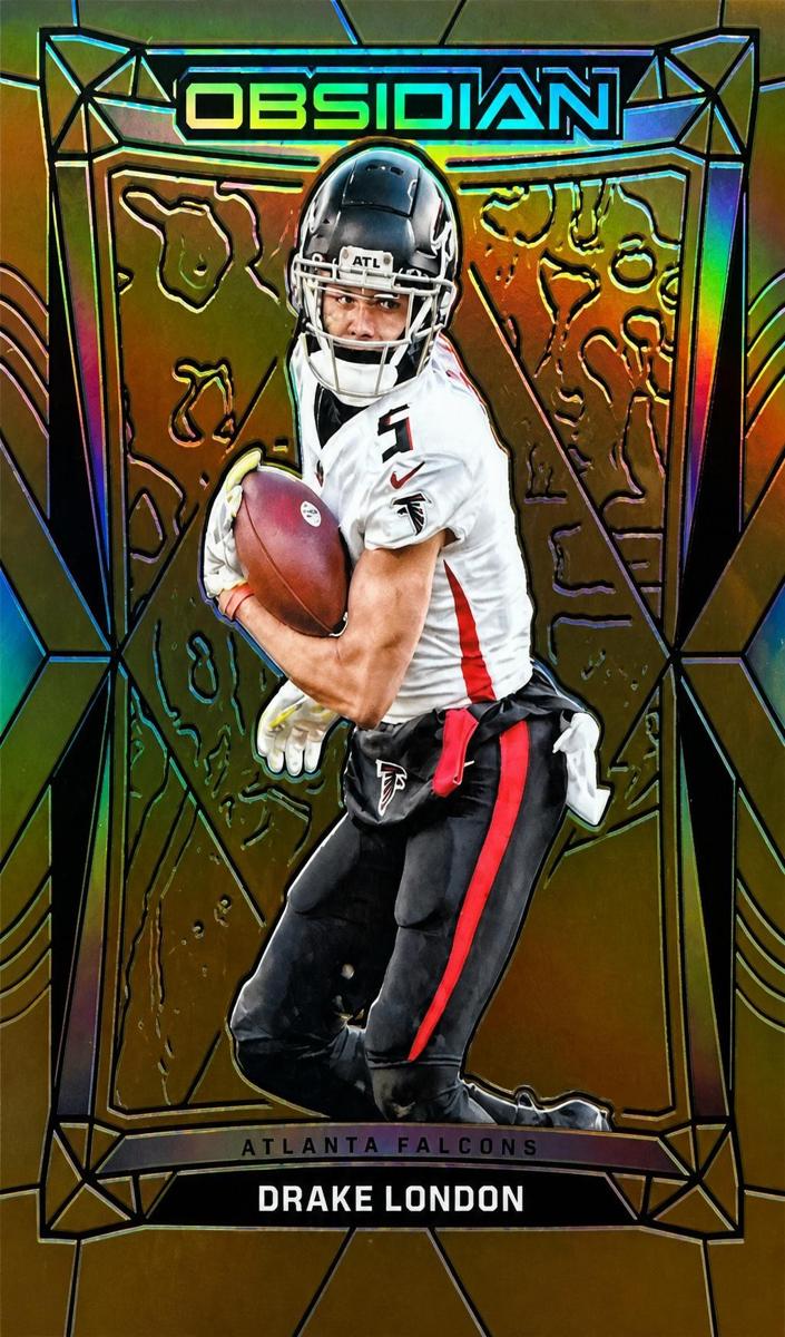 2024 Panini Obsidian Football Gold Drake London #8