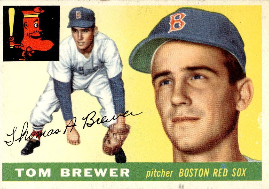 1955 Topps Baseball Tom Brewer #83