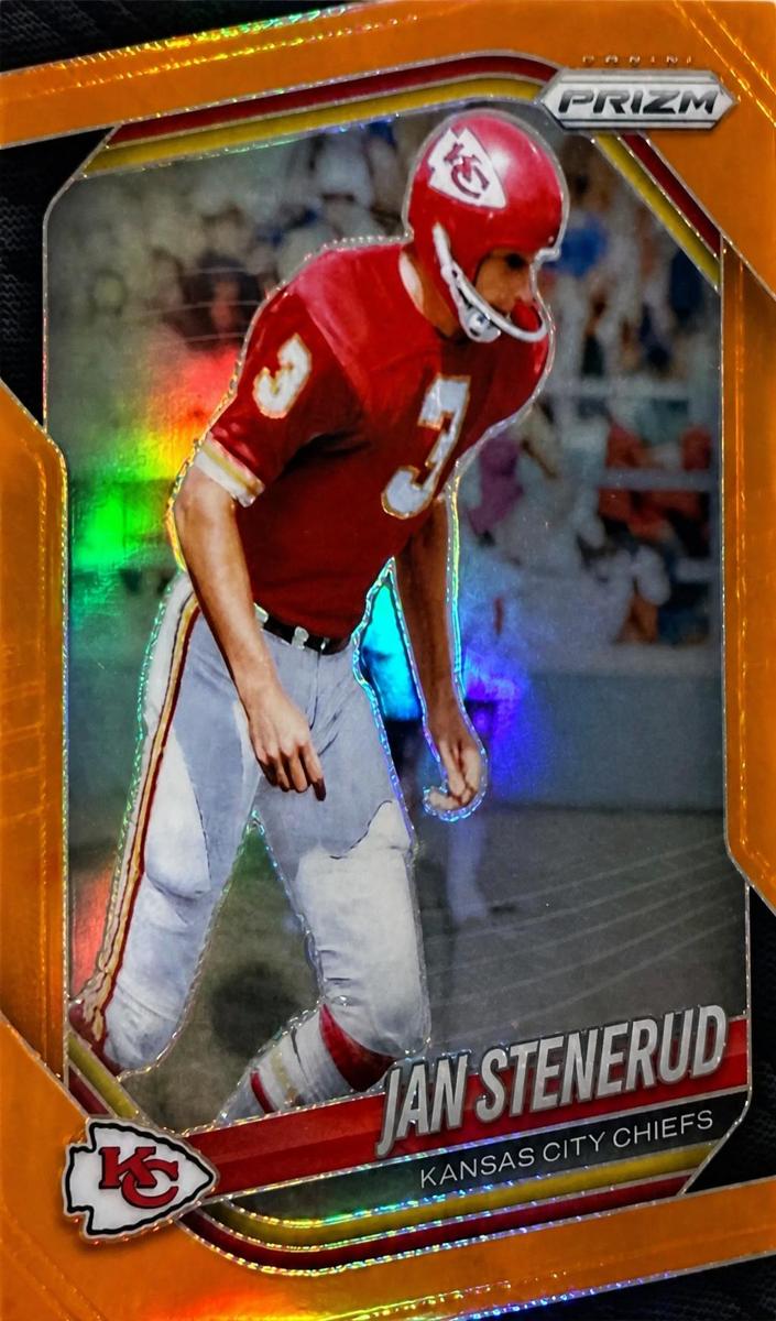 2025 Panini Prizm Football Orange Jan Stenerud #204