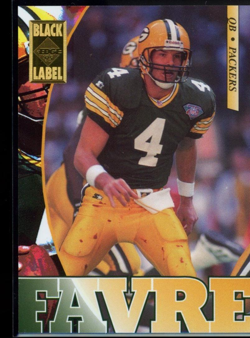 1995 Collector's Edge Football Black Label Brett Favre #71 PSA 10