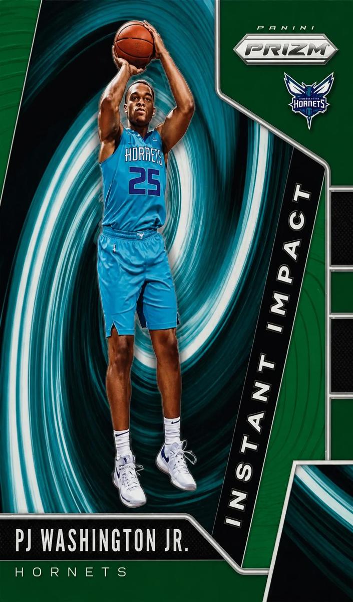 2019 Panini Prizm Basketball Prizm Green PJ Washington Jr. #20