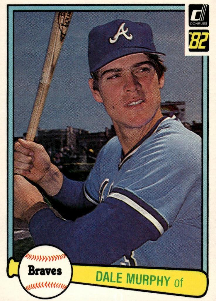 1982 Donruss Baseball Dale Murphy #299