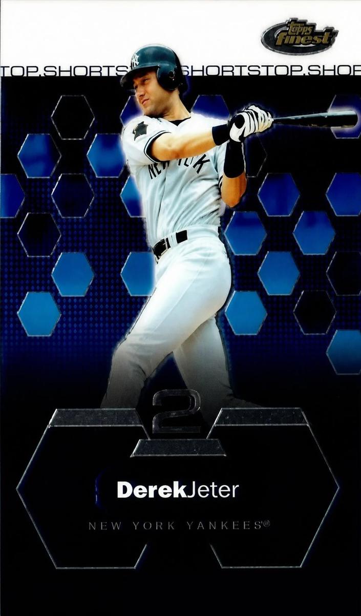 2003 Topps Finest Baseball Derek Jeter #10