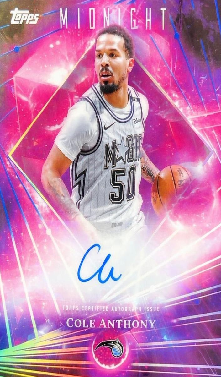 2025 Topps Midnight Basketball Cole Anthony #DMA-CA