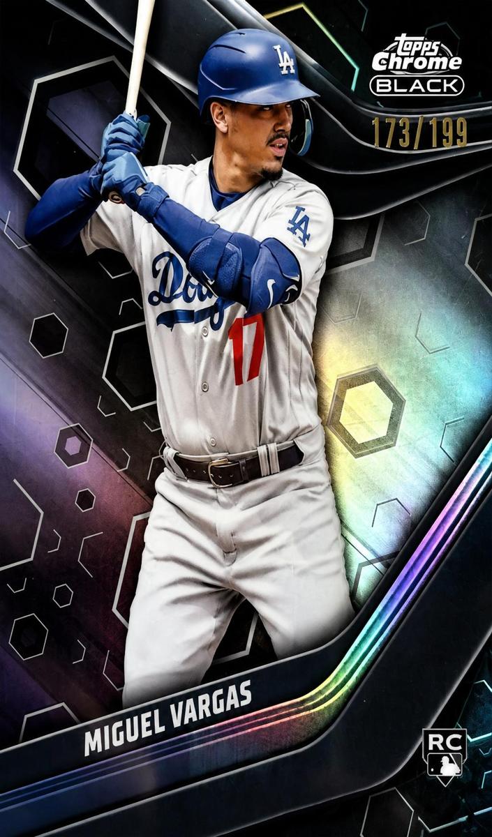 2023 Topps Chrome Black Baseball Refractor Miguel Vargas #7