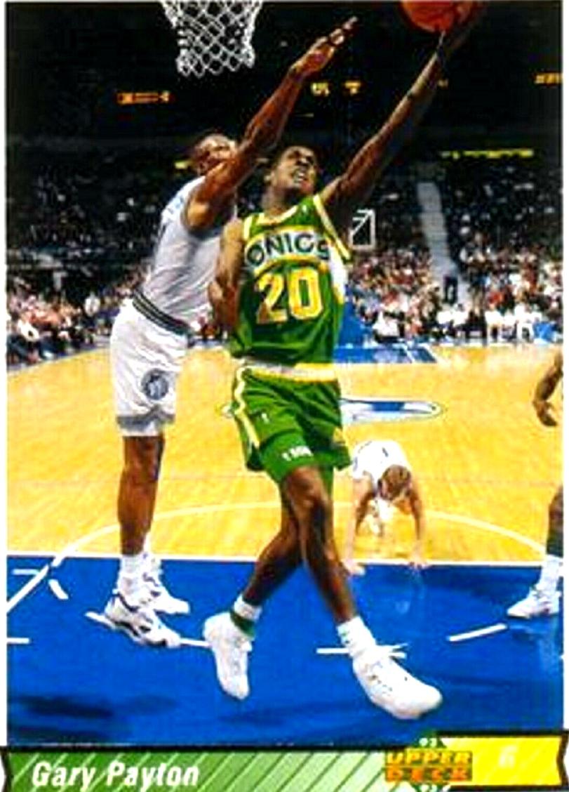 1992 Upper Deck Basketball Gary Payton #158